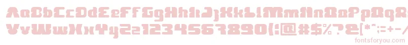 FOREST JUMP Light Font – Pink Fonts on White Background