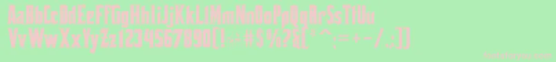 Corleone ffy Font – Pink Fonts on Green Background