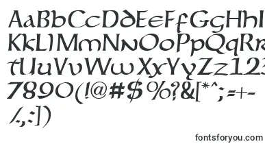forgotten uncial font – celtic Fonts