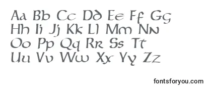Forgotten uncial-fontti