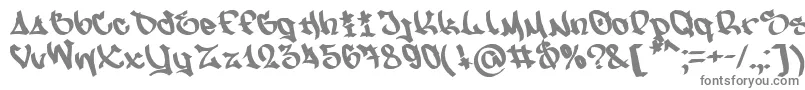 NfsMw-Schriftart – Graue Schriften