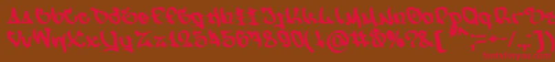 More about NfsMw Font NfsMw Font – Red Fonts on Brown Background