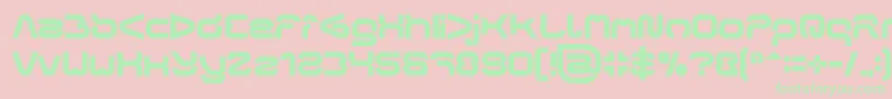 FORMAL ART Bold Font – Green Fonts on Pink Background