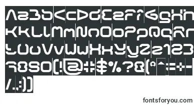 FORMAL ART Inverse font – Fonts For Plates And Signs