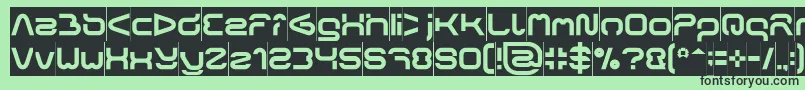 FORMAL ART Inverse Font – Black Fonts on Green Background