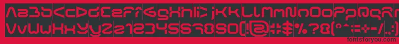 FORMAL ART Inverse Font – Black Fonts on Red Background