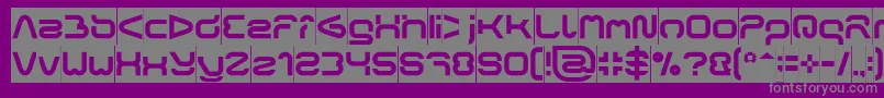 FORMAL ART Inverse Font – Gray Fonts on Purple Background