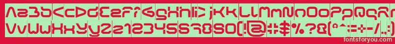 FORMAL ART Inverse Font – Green Fonts on Red Background
