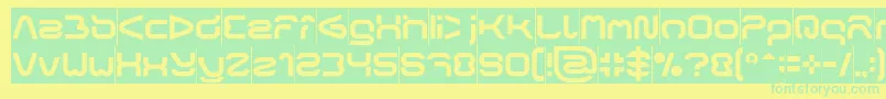 FORMAL ART Inverse Font – Green Fonts on Yellow Background