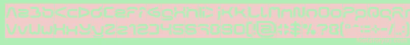 FORMAL ART Inverse Font – Pink Fonts on Green Background