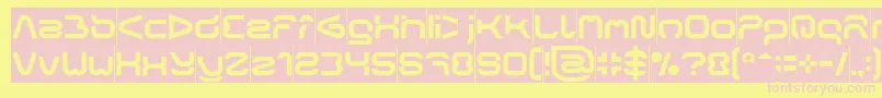 FORMAL ART Inverse Font – Pink Fonts on Yellow Background