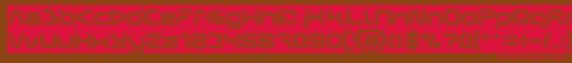 FORMAL ART Inverse Font – Red Fonts on Brown Background