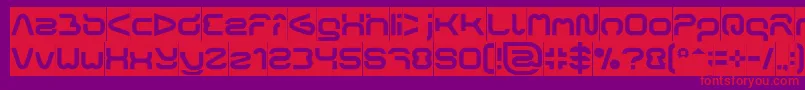 FORMAL ART Inverse Font – Red Fonts on Purple Background