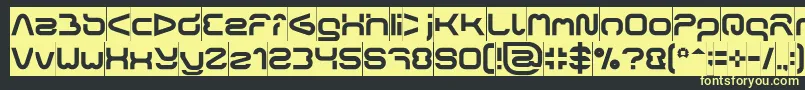 FORMAL ART Inverse Font – Yellow Fonts on Black Background