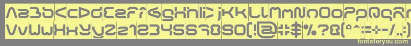 FORMAL ART Inverse Font – Yellow Fonts on Gray Background