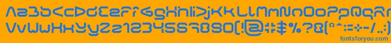 FORMAL ART Light Font – Blue Fonts on Orange Background