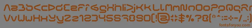 FORMAL ART Light Font – Brown Fonts on Gray Background