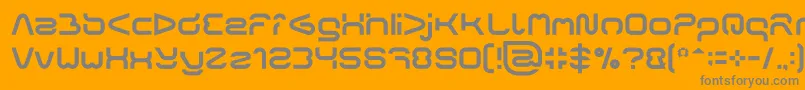 FORMAL ART Light Font – Gray Fonts on Orange Background