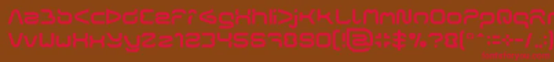 FORMAL ART Light Font – Red Fonts on Brown Background