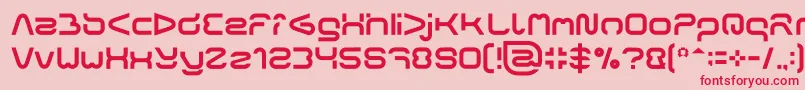 FORMAL ART Light Font – Red Fonts on Pink Background