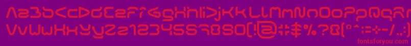 FORMAL ART Light Font – Red Fonts on Purple Background
