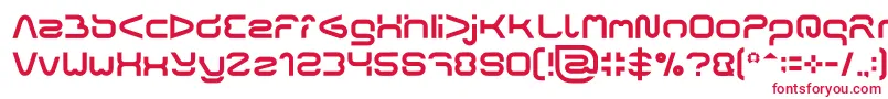 フォントFORMAL ART Light – 赤い文字