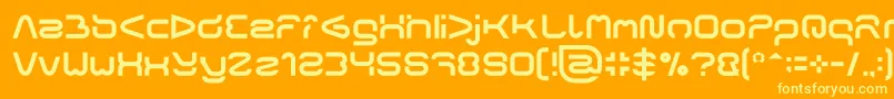 FORMAL ART Light Font – Yellow Fonts on Orange Background