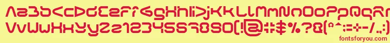 FORMAL ART Font – Red Fonts on Yellow Background