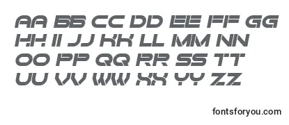フォントForvertz Italic