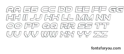 フォントForvertz3D Italic