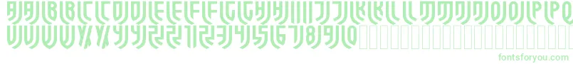 ForzaJuve Regular-Schriftart – Grüne Schriften