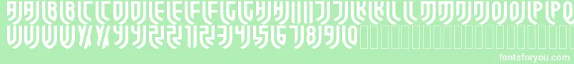 ForzaJuve Regular Font – White Fonts on Green Background