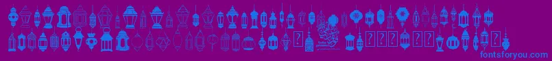 fuente fotograami   lamp islamic – Fuentes Azules Sobre Fondo Morado