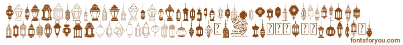 fotograami   lamp islamic Font – Brown Fonts