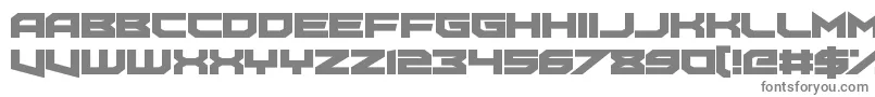 FoughtKnight Haymaker Font – Gray Fonts on White Background