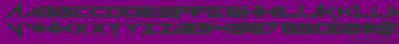 FoughtKnight Victory Font – Black Fonts on Purple Background