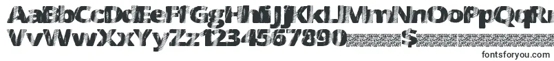 Шрифт FourSix – эродированные шрифты