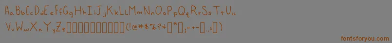 Más sobre la fuente FoxedInn Regular fuente FoxedInn Regular – Fuentes Marrones Sobre Fondo Gris