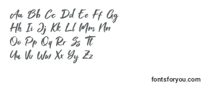 Schriftart Foxlite Script