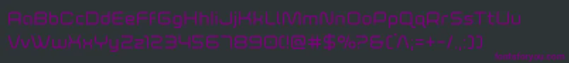 foxontherun Font – Purple Fonts on Black Background