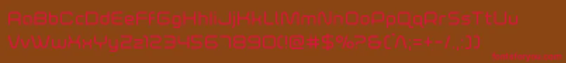 foxontherun Font – Red Fonts on Brown Background