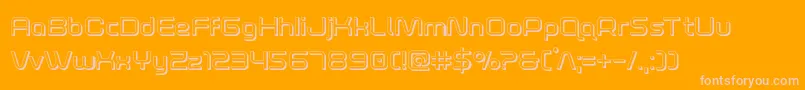 More about foxontherun3d Font foxontherun3d Font – Pink Fonts on Orange Background