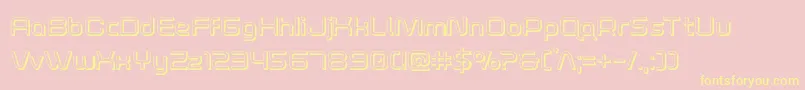 More about foxontherun3d Font foxontherun3d Font – Yellow Fonts on Pink Background