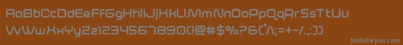 Шрифт foxontherunbold – серые шрифты на коричневом фоне