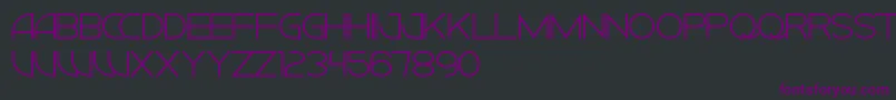 CiudadNuevaCaps Font – Purple Fonts on Black Background