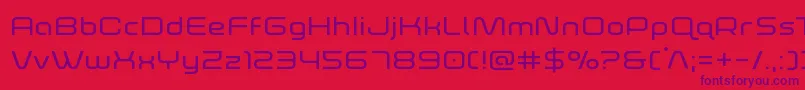 Шрифт foxontherunexpand – фиолетовые шрифты на красном фоне