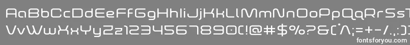 foxontherunexpand-fontti – valkoiset fontit harmaalla taustalla
