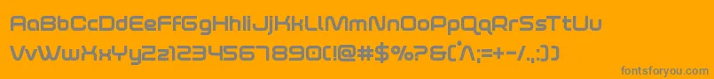 Шрифт foxontherunextrabold – серые шрифты на оранжевом фоне