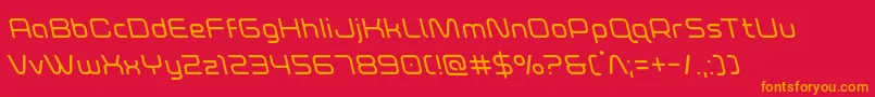 En savoir plus sur la police foxontherunleft Police foxontherunleft – polices orange sur fond rouge