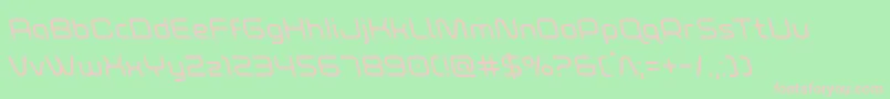 foxontherunleft Font – Pink Fonts on Green Background